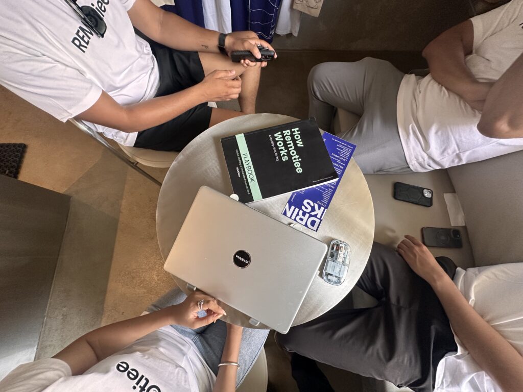 remote hiring partner reviewing candidates for global hiring